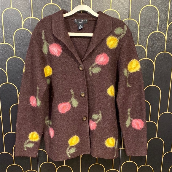 Mercer & Madison wool sweater cardigan - Picture 1 of 4